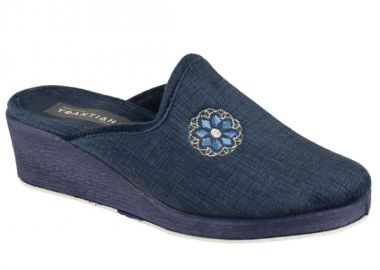 Γυναικείες Παντόφλες Σπιτιού | Υφαντίδης | 522401 | Μπλε - Υφαντίδης - 